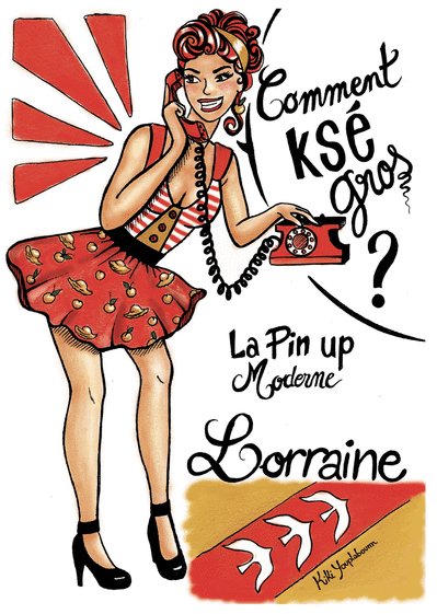 Carte La Pin Up Moderne Lorraine Envoyer Une Carte Humour Sexy Dès 0